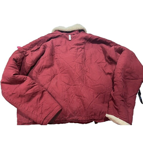 Free People Movement Mix It Up Jacket Womens Size Xs Oversized Sherpa - Picture 8 of 9